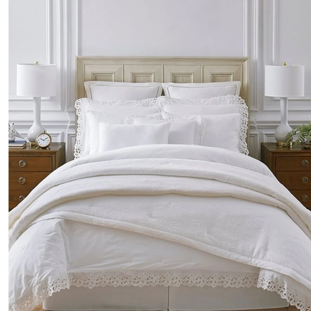 Southern Living Ava Floral Jacquard Comforter Mini Set